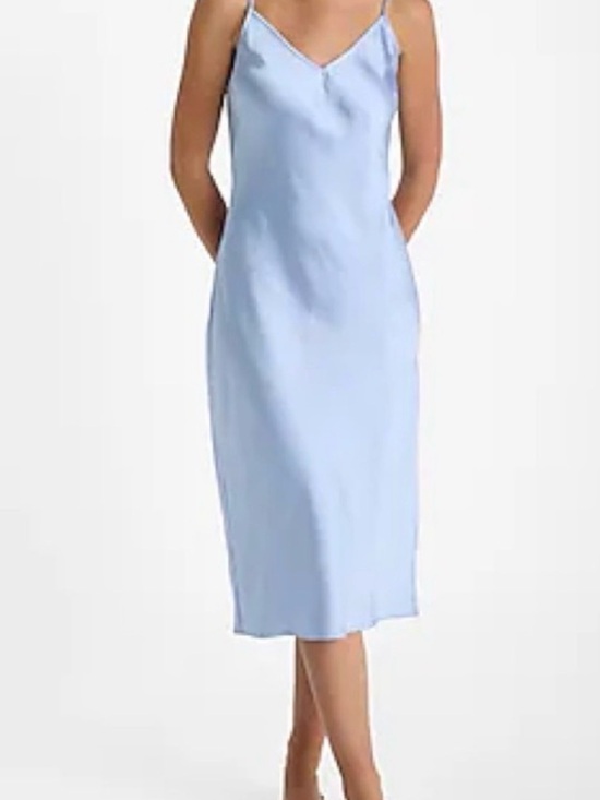 Express Dresses & Skirts - Express Light Blue Slip Midi Dress